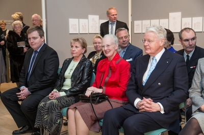 Fr&aacute; opnun s&yacute;ningar um &Iacute;slensku teiknib&oacute;kina &iacute; Ger&eth;arsafni.